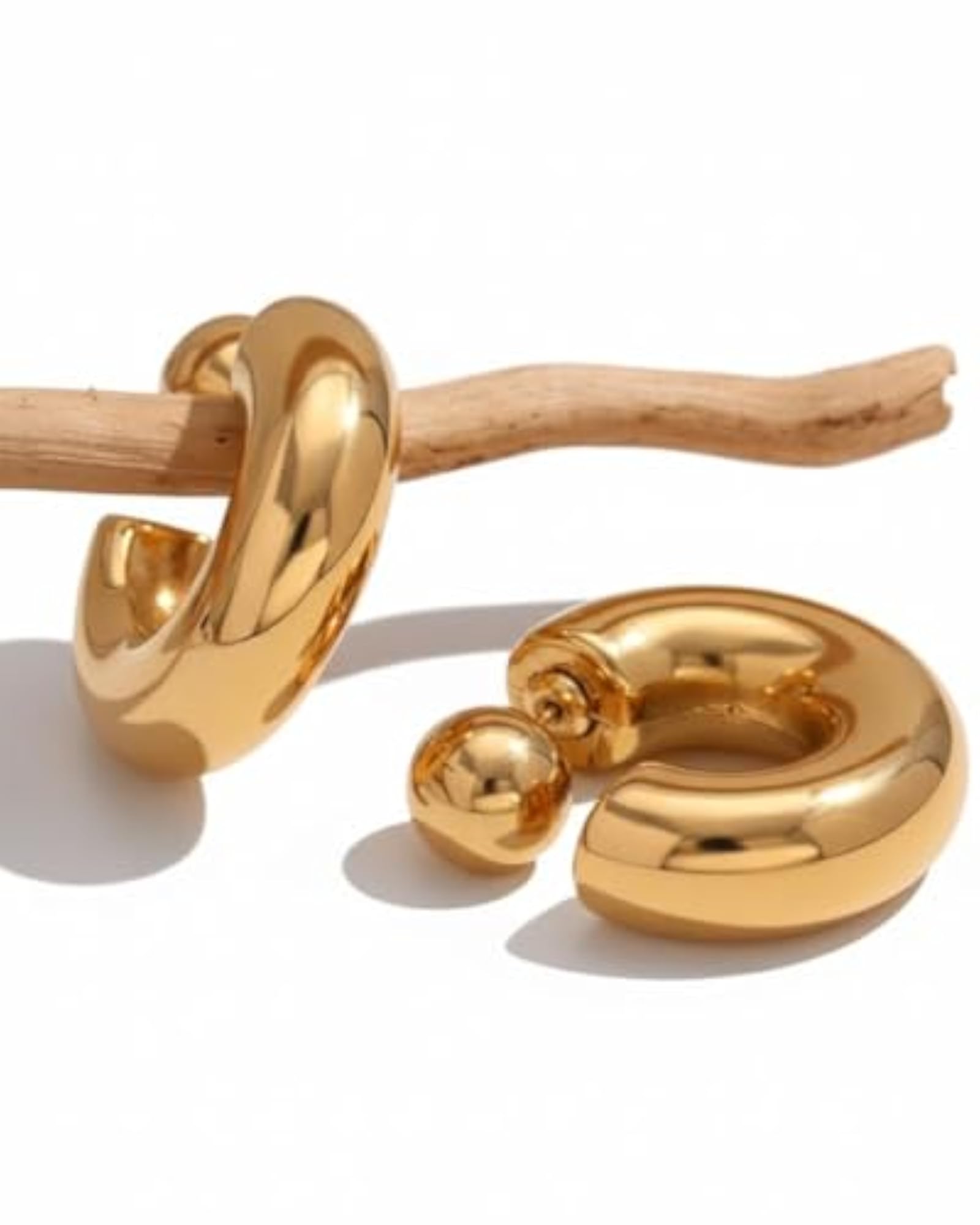 Women's Iconic Chunky Earrings, Bold Design